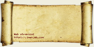 Tamara Rajačić vizit kartica